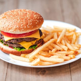 Double Cheese Burger Combo