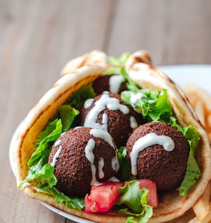 Falafel Gyro Only.