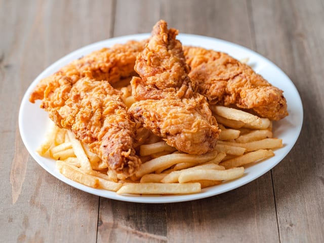 Chicken Tender Combo.