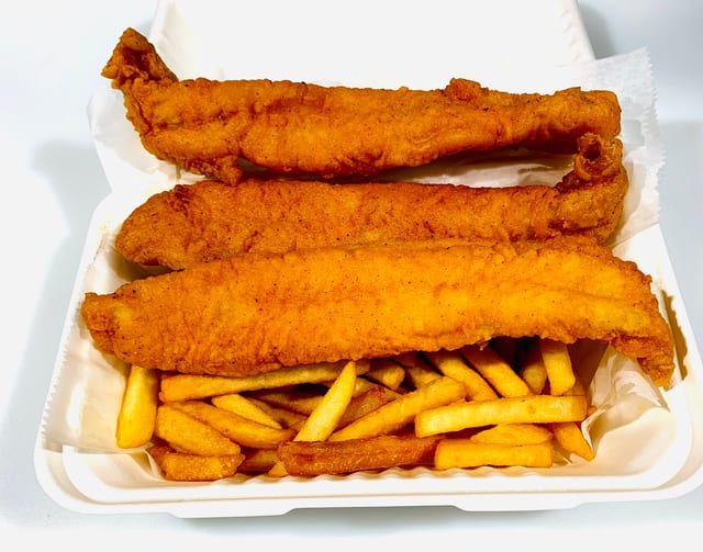 Whiting Fish Combo.