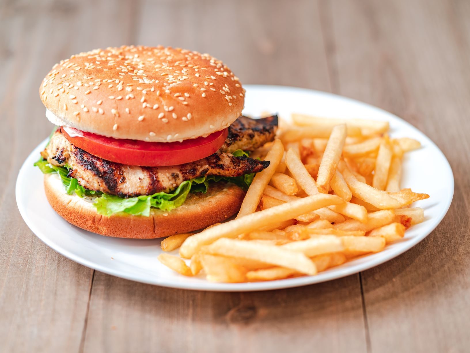 Grill Chicken Sandwich Combo.