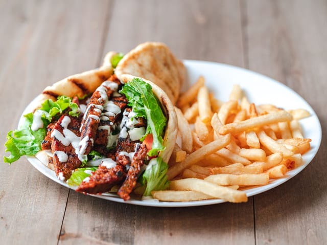 Lamb Gyro Combo.