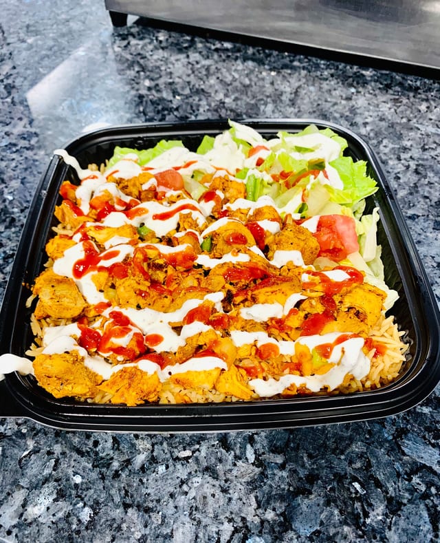 Chicken Over Rice.